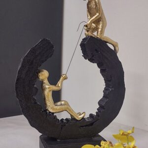 Escultura Apoio e União em Resina – Símbolo de Solidariedade e Cooperação para seu Espaço - Imagem 1