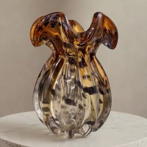 Vaso de Vidro Murano – Elegância Artesanal e Sofisticação para seu Ambiente - Imagem 1