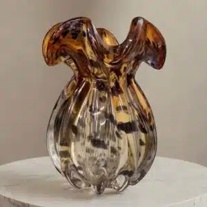 Vaso de Vidro Murano – Elegância Artesanal e Sofisticação para seu Ambiente - Imagem 1