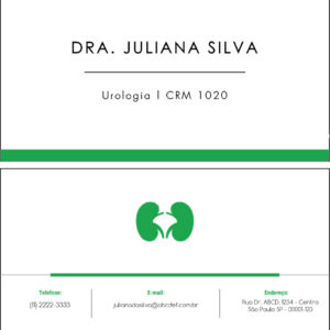 Cartão de Visitas Urologia Vila Real - Imagem 1