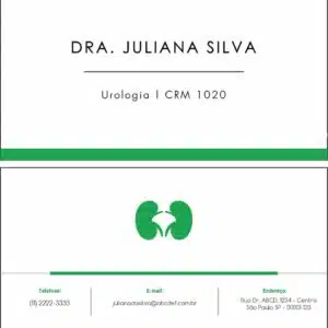 Cartão de Visitas Urologia Vila Real - Imagem 1