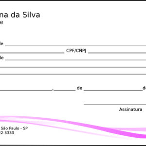 Recibo em 2 vias Clínica Geral Berenice II