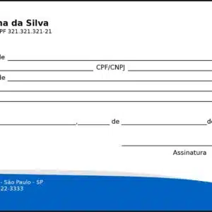 Recibo em 2 vias Clínica Geral Maghagha
