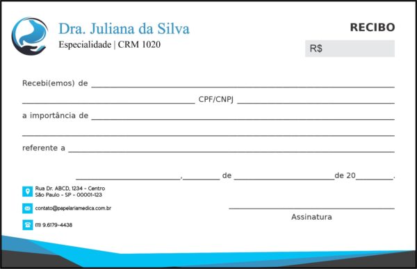 Recibo em 2 vias Gastroenterologia São Petersburgo Recibo em 2 vias Gastroenterologia São Petersburgo