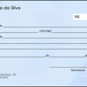 Recibo em 2 vias Oncologia Kyoto