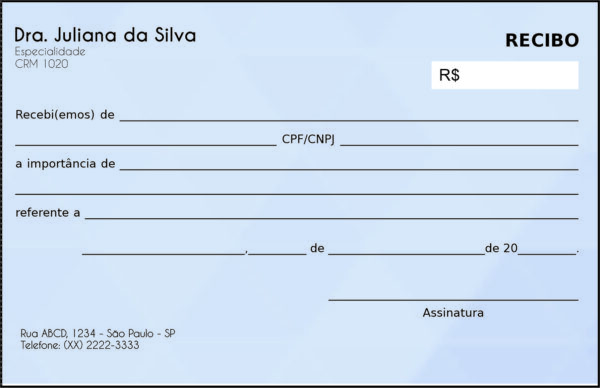 Recibo em 2 vias Oncologia Kyoto Recibo em 2 vias Oncologia Kyoto