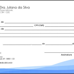 Recibo em 2 vias Pneumologia Horsens