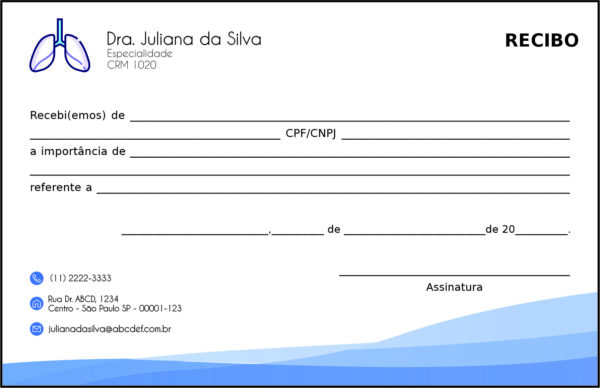 Recibo em 2 vias Pneumologia Horsens Recibo em 2 vias Pneumologia Horsens