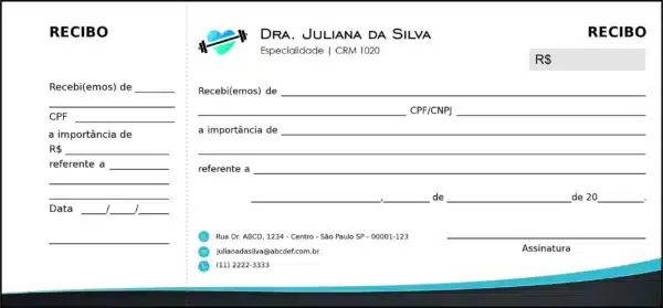 Recibo com Canhoto Performance Baja Recibo com Canhoto Performance Baja