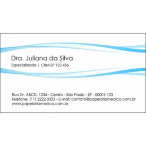 Cartões de Visita Onda Blue I - Imagem 1
