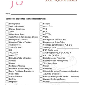 Solicitação de Exames Dermatologista Windsor