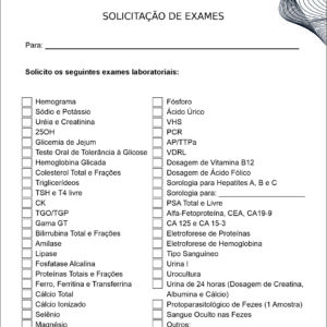 Solicitação de Exames Otorrinolaringologia Granada