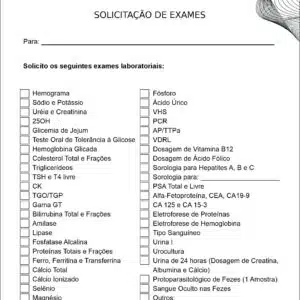 Solicitação de Exames Otorrinolaringologia Granada