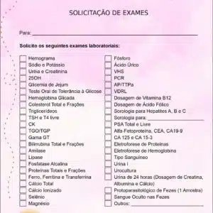 Solicitação de Exames Pediatra Poznan