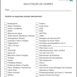 Solicitação de Exames Gastroenterologia São Petersburgo