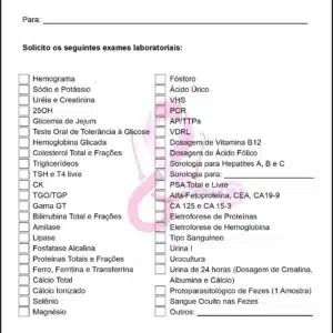 Solicitação de Exames Oncologia Osaka