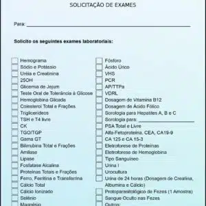 Solicitação de Exames Oftalmologia Kiruna