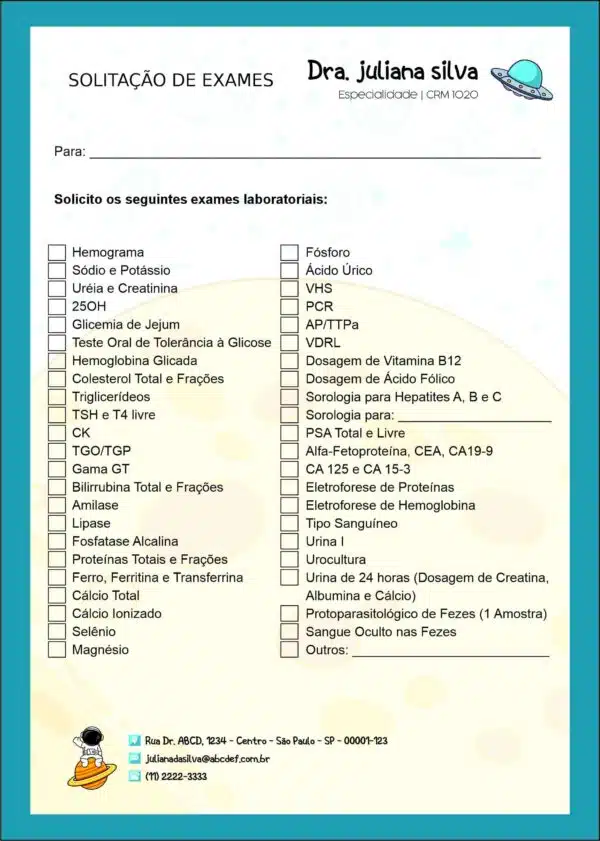 Solicitação de Exames Pediatra Bytom Solicitação de Exames Pediatra Bytom