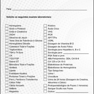 Solicitação de Exames Otorrinolaringologista Seville
