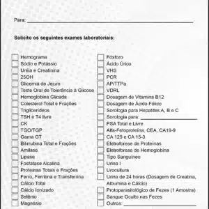 Solicitação de Exames Otorrinolaringologista Seville