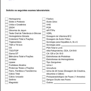 Solicitação de Exames Otorrinolaringologista Bilbao