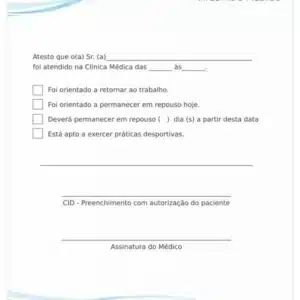 Atestado Médico - Imagem 1