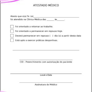 Atestado Clínica Geral Berenice II