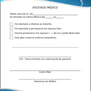 Atestado Clínica Geral Hurghada