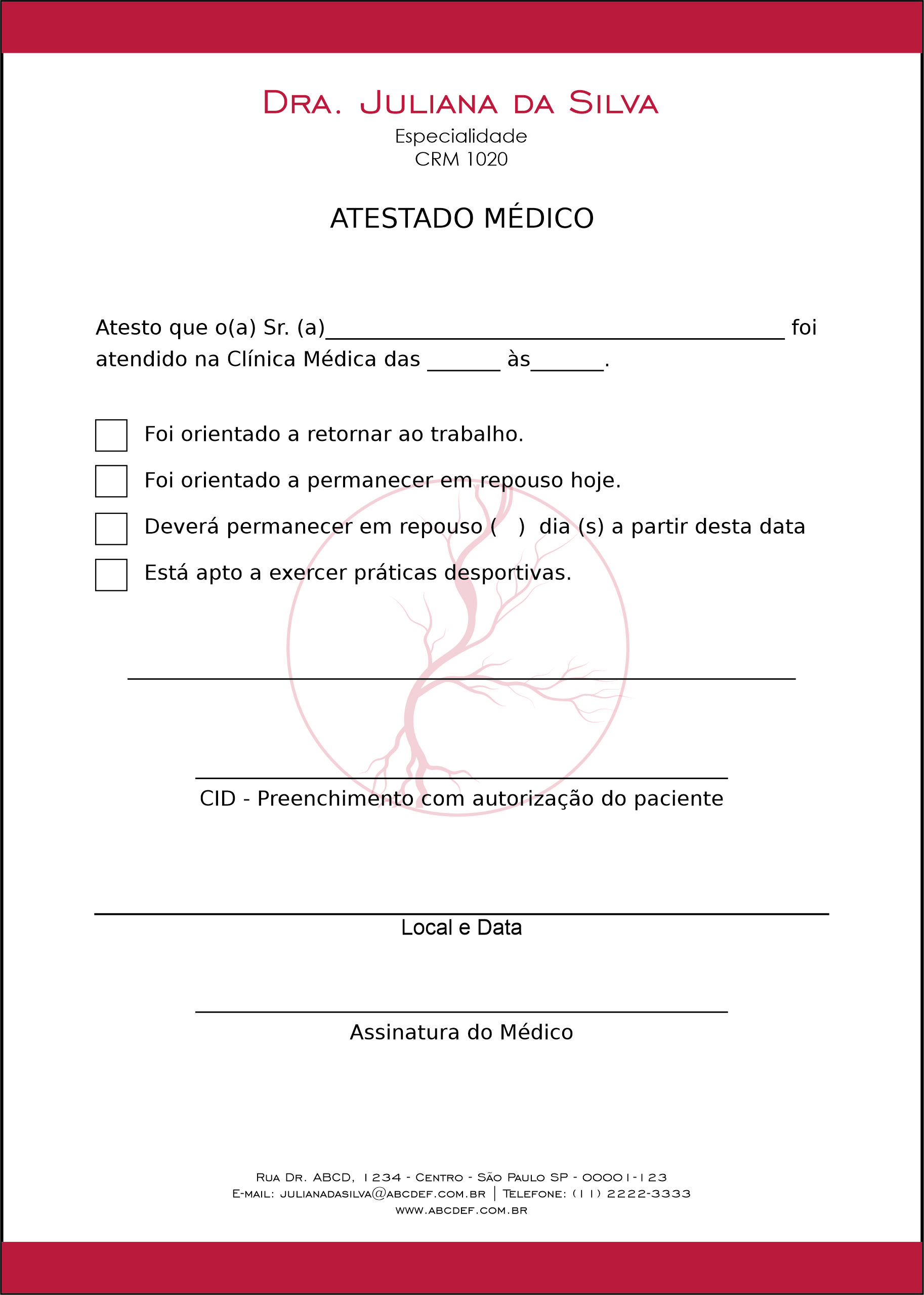 Atestado Angiologia e Vascular Antuérpia