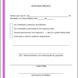 Atestado Cardiologista Breda