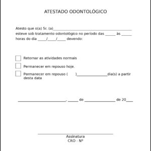 Atestado Odontologia Lille