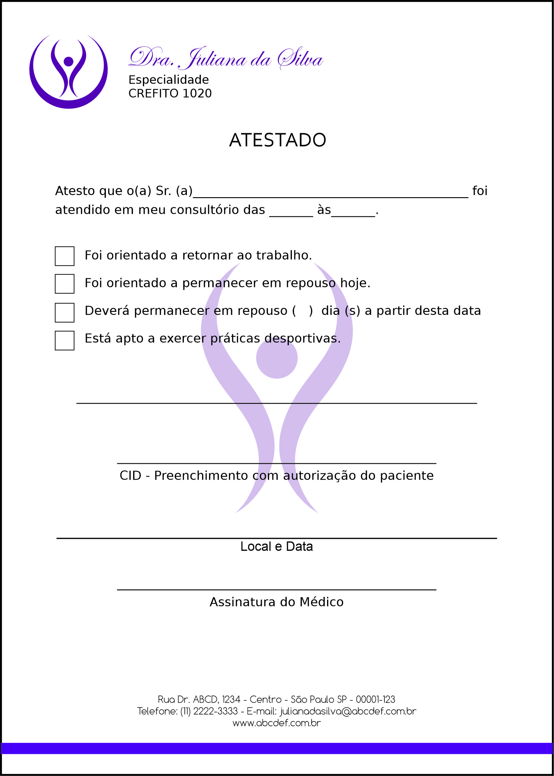 Atestado Médico Mileto