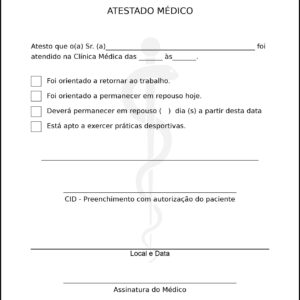 Atestado Clínica Geral Assiute