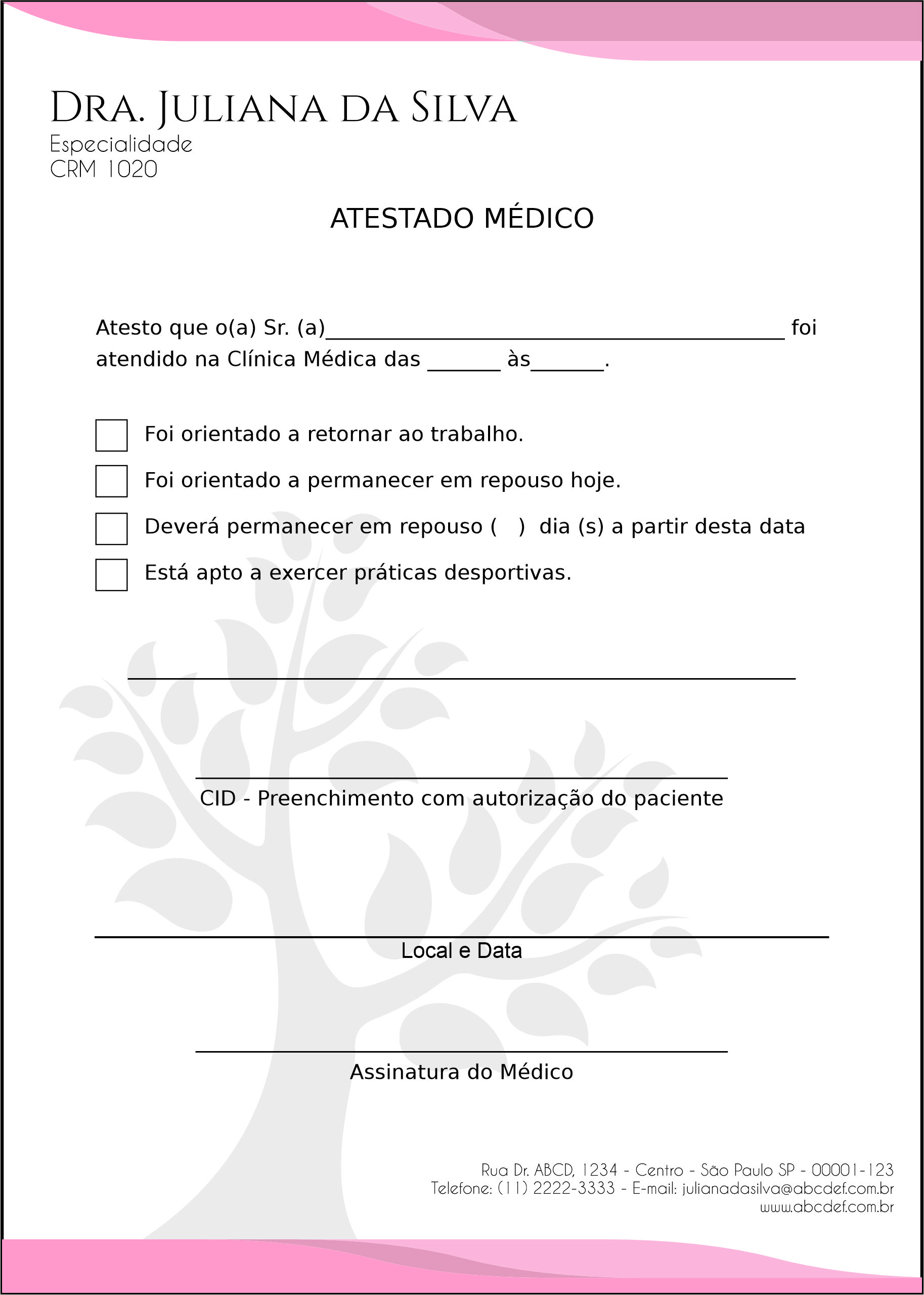 Atestado Geriatria Carmânia