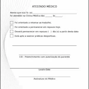 Atestado Otorrinolaringologia Valencia