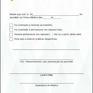 Atestado Pediatra Estetino