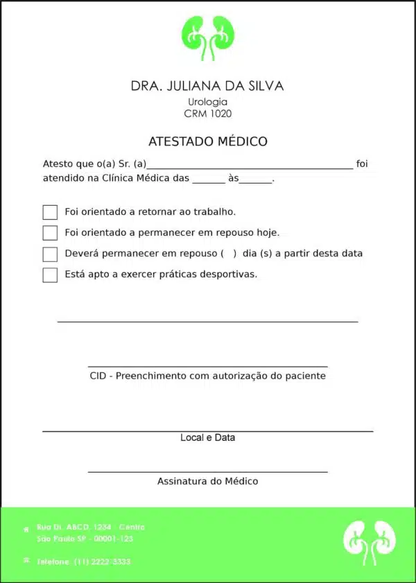 Atestado Urologia Braga Atestado Urologia Braga