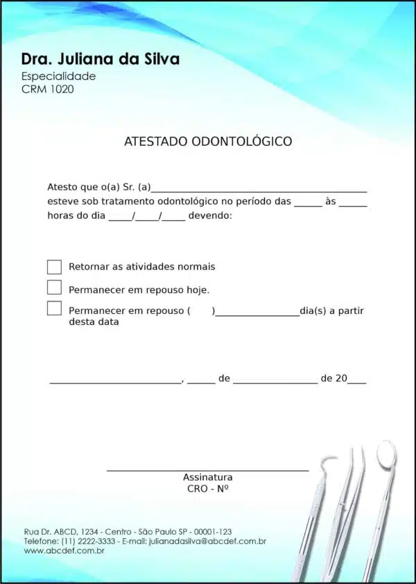 Atestado Odontologia Versalhes Atestado Odontologia Versalhes