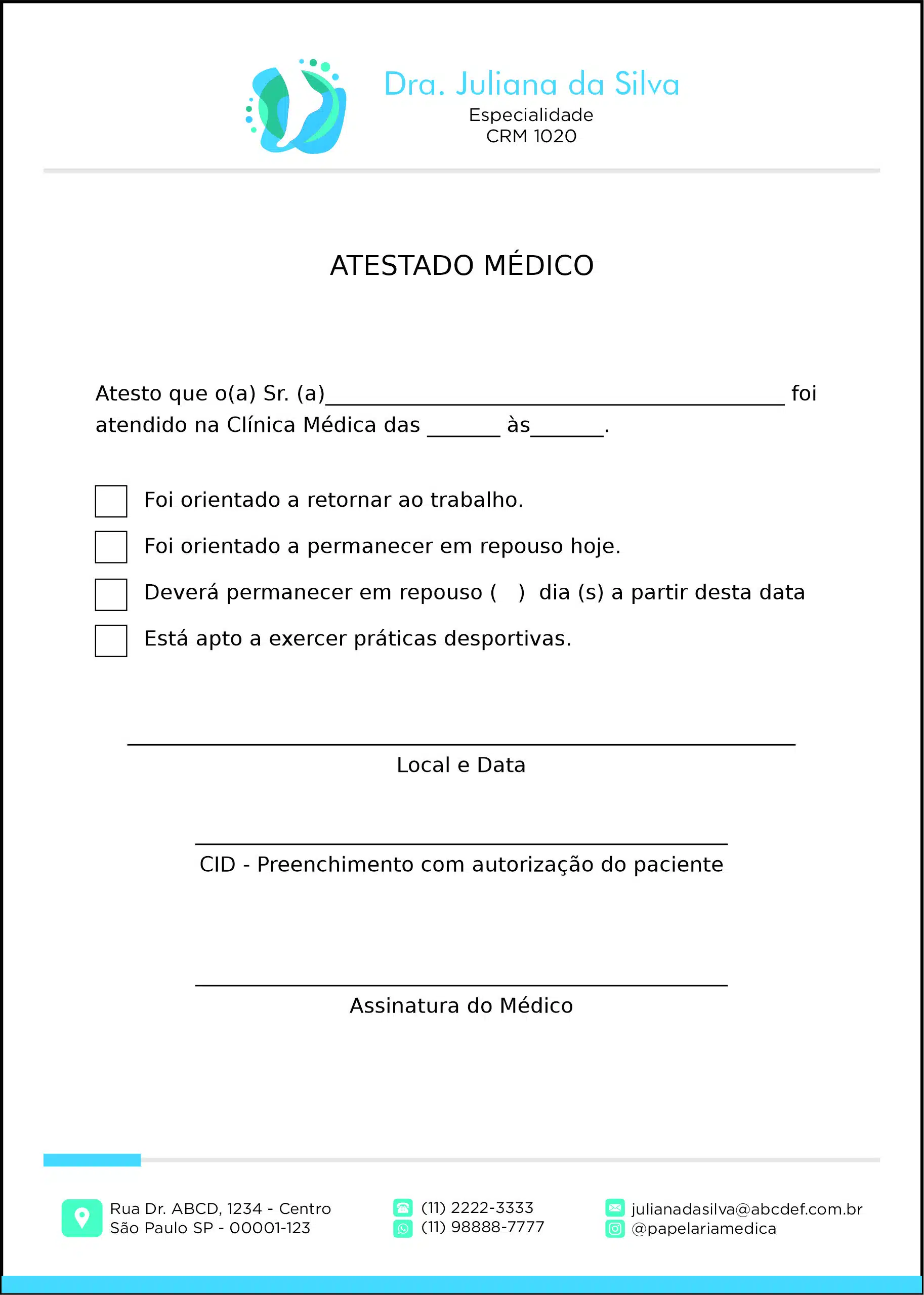 Atestado Ortopedia Pireu