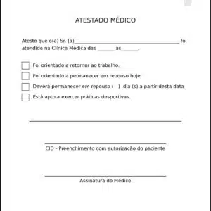 Atestado Ortopedia Tessalônica