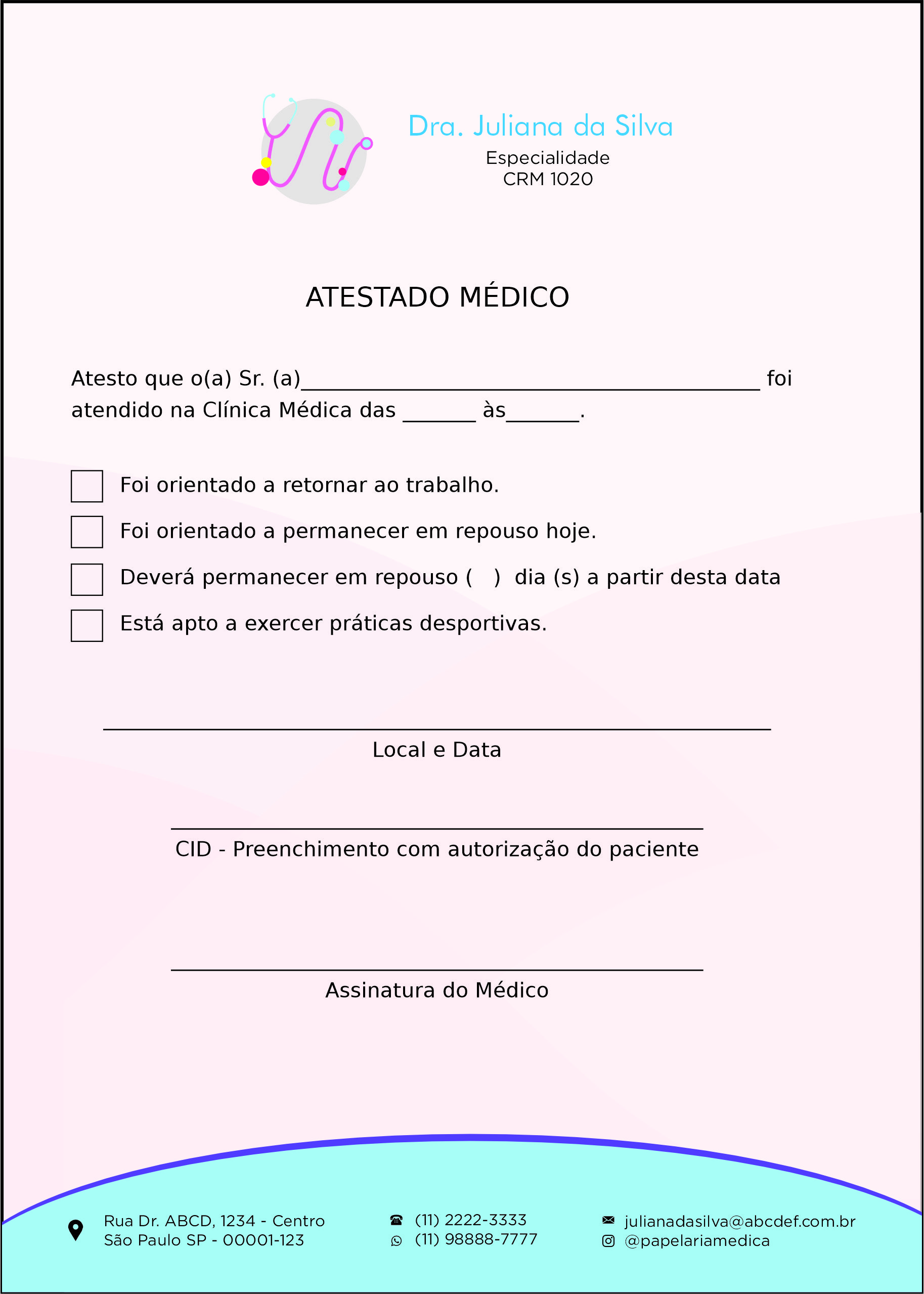 Atestado Pediatria Tricidade