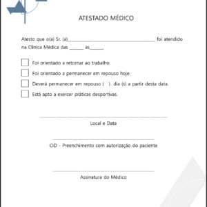 Atestado Psiquiatra e Neurologista Siena