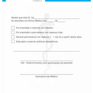 Atestado Médico - Imagem 1