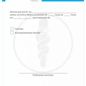 Declaração de Comparecimento - Imagem 1