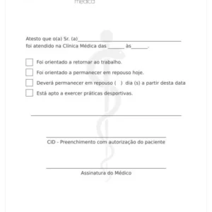 Atestado Médico - Imagem 1