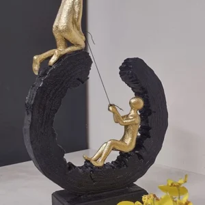 Escultura Apoio e União em Resina – Símbolo de Solidariedade e Cooperação para seu Espaço - Imagem 2