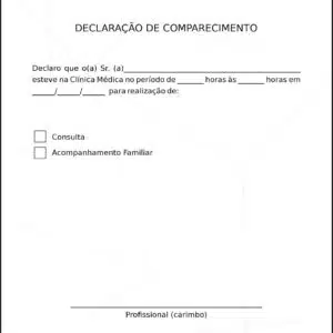 Declaração de Comparecimento Performance Gyor