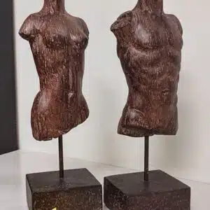 Esculturas Anatômicas Harmonia do Corpo – Dueto Masculino e Feminino em Resina - Imagem 3