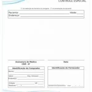 Receituário Controlado - Imagem 1