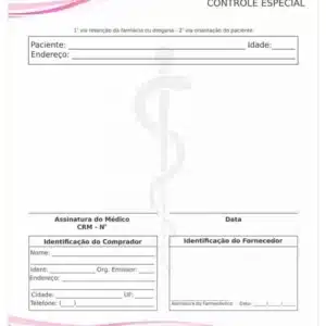 Receituário Controlado - Imagem 1